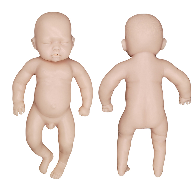 Doll insamhalta ard doll an t-ábhar silicone reborn leanbh ina chodladh silicone reborn doll réalaíoch (réamh-dhéanta)